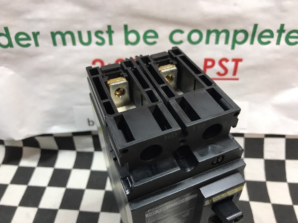 Square D HD 150, CIRCUIT BREAKER 80A, 2P, HDF26080, SHIPSAMEDAY, #106A71