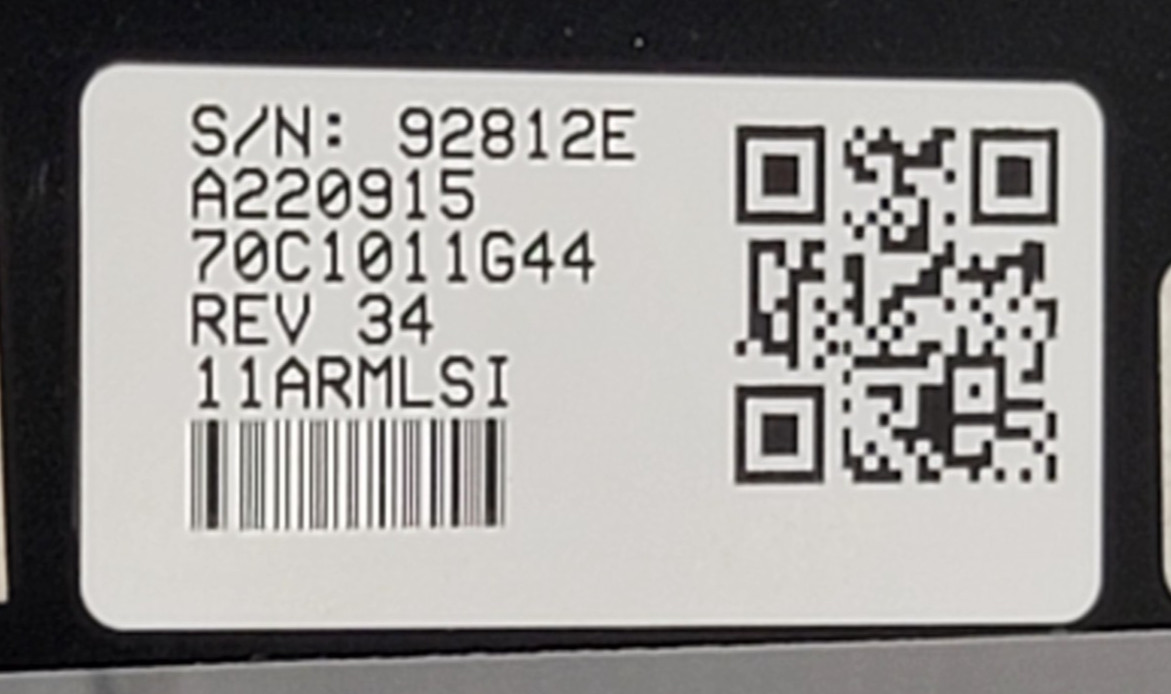 Eaton Digitrip 1150+ 11ARMLSI Trip Unit
