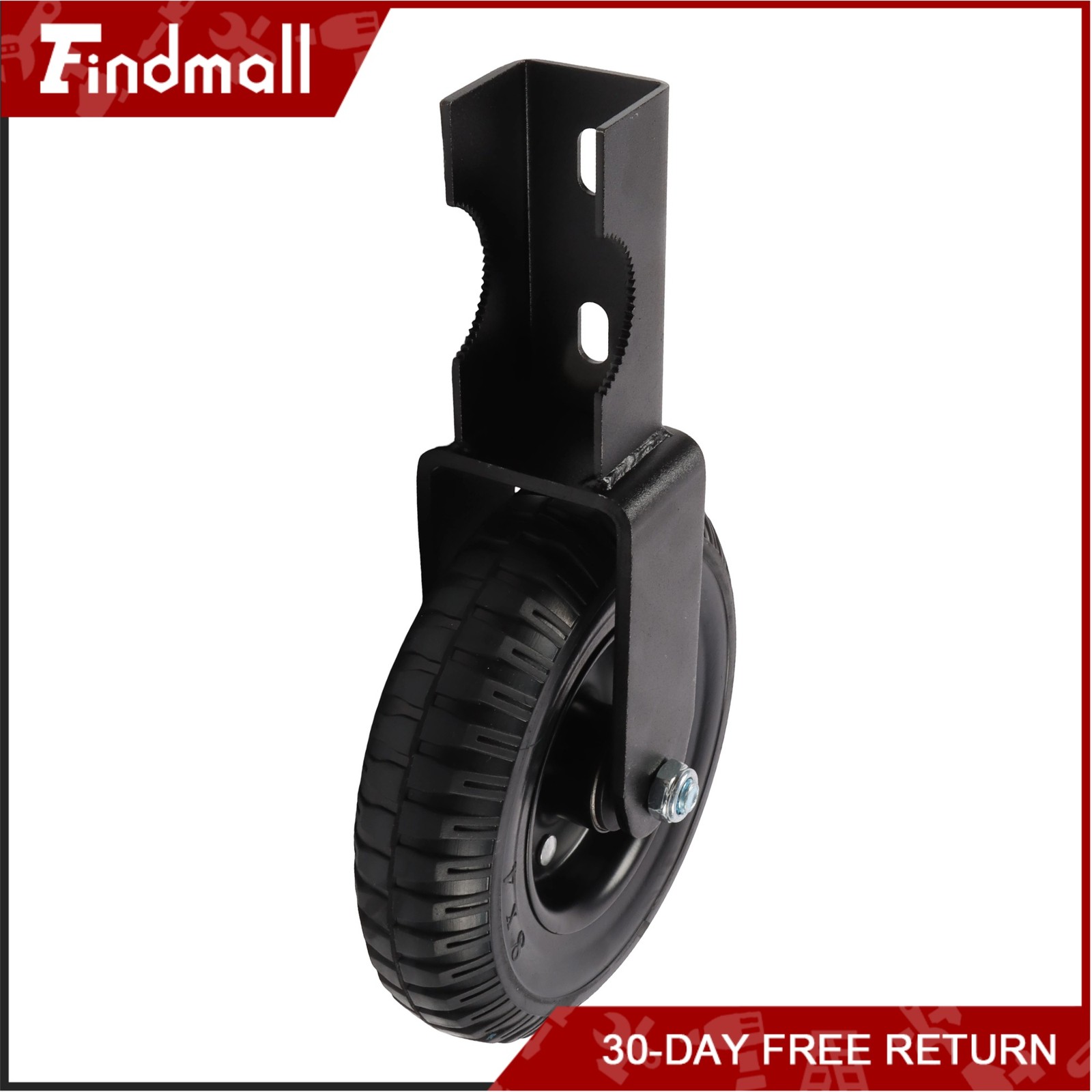 Findmall 2 Pcs Heavy Duty 8″ Gate Wheel For Metal Tube Gate 400Lbs Rubber Wheel