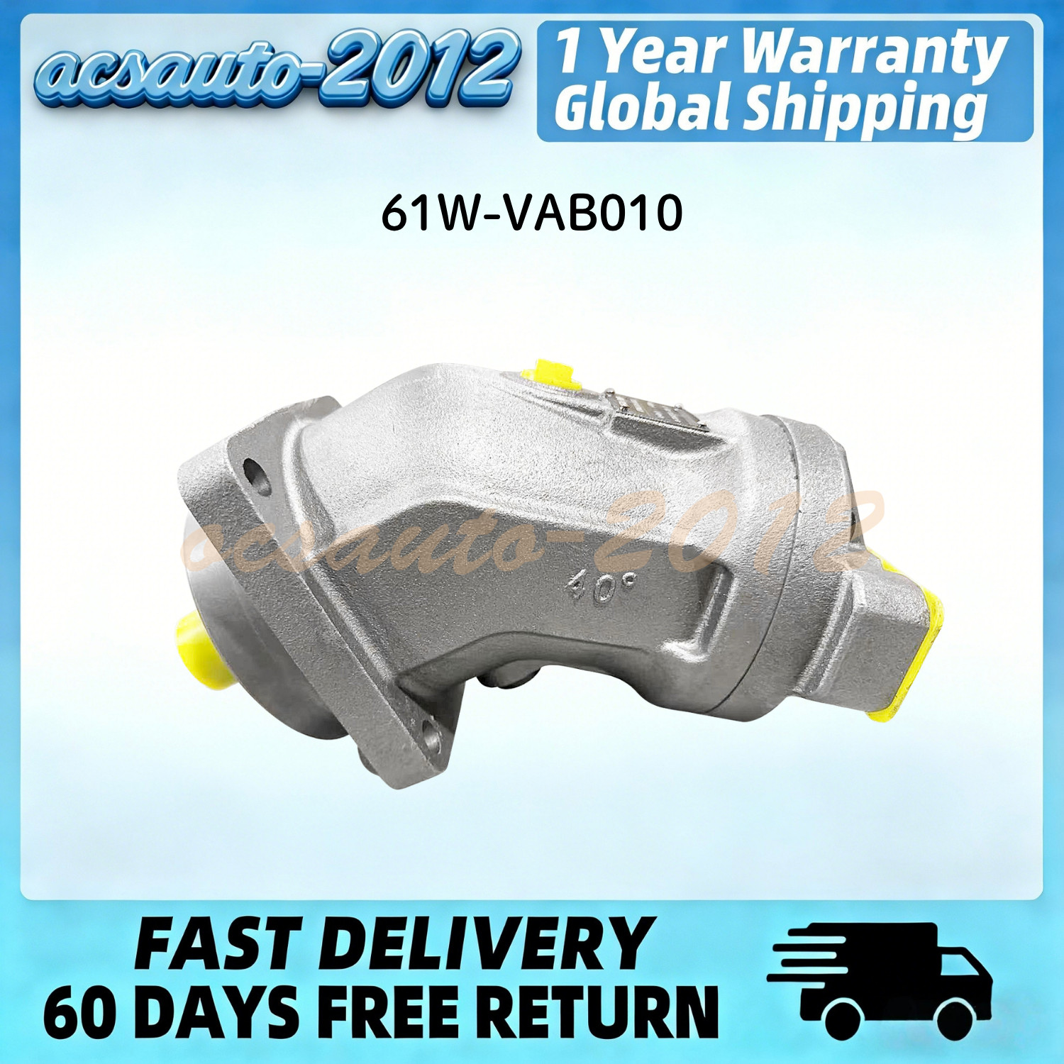 Piston Motor Pump A2FM63/61W-VAB010 For Rexroth A2FM Axial Piston Fixed Motor