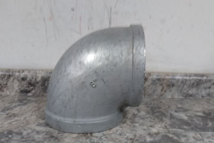 Anvil 0311003008 6 In Pipe Size Malleable Iron 90° Elbow