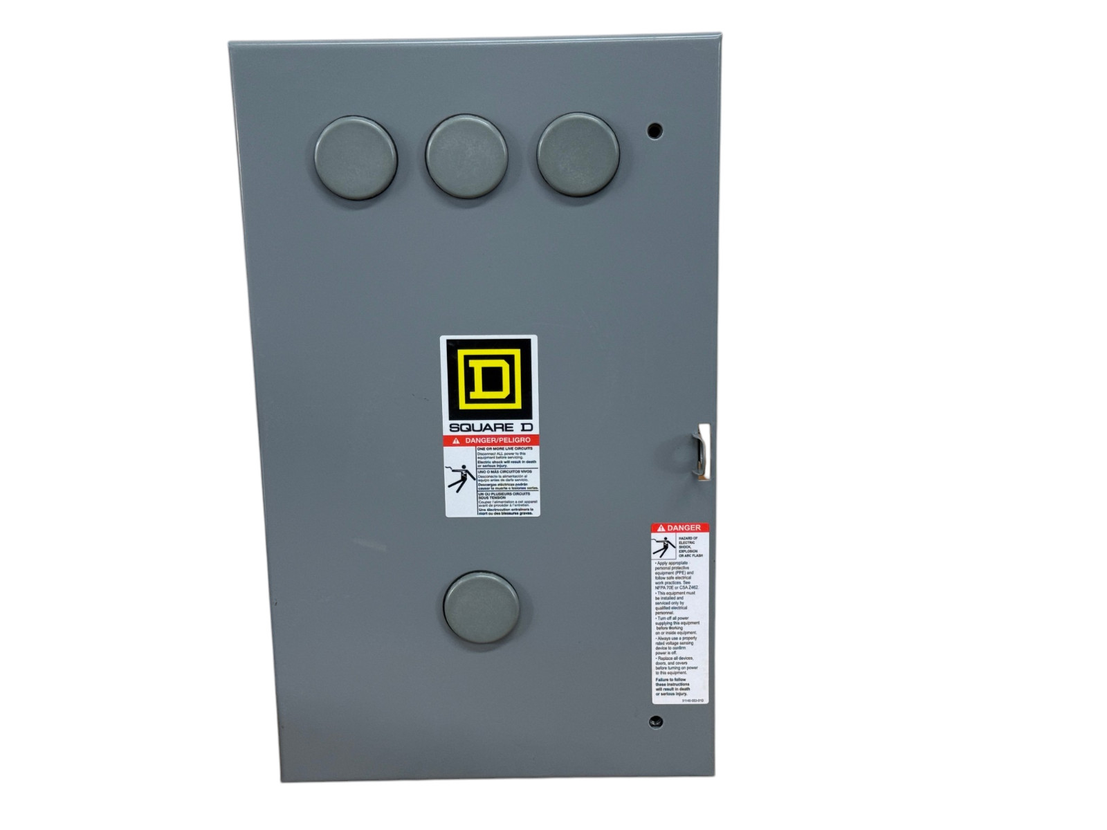 SQUARE D 8903LH40V02 30A 4-POLE 600V TYPE L ELECTRICALLY HELD LIGHTING CONTACTOR