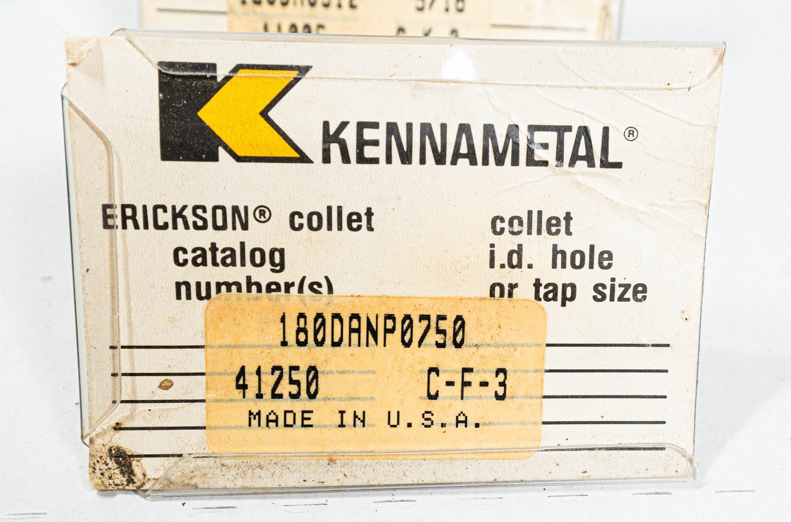 Lot of 17 Kennametal Erickson Collets 180DA0500-180DA0312-180DA0375