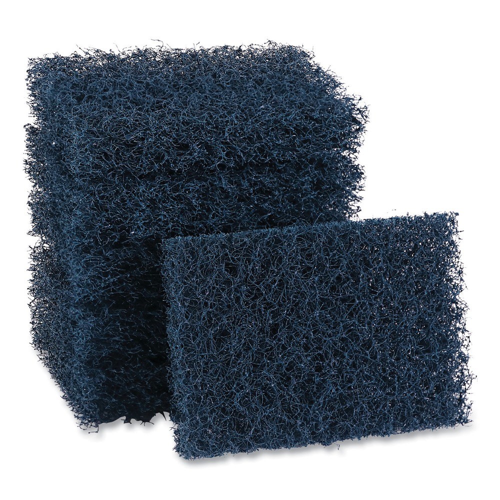 Boardwalk 188 3.5 in. x 5 in. Extra Heavy-Duty Scour Pad – Dark BL (20/CT) New