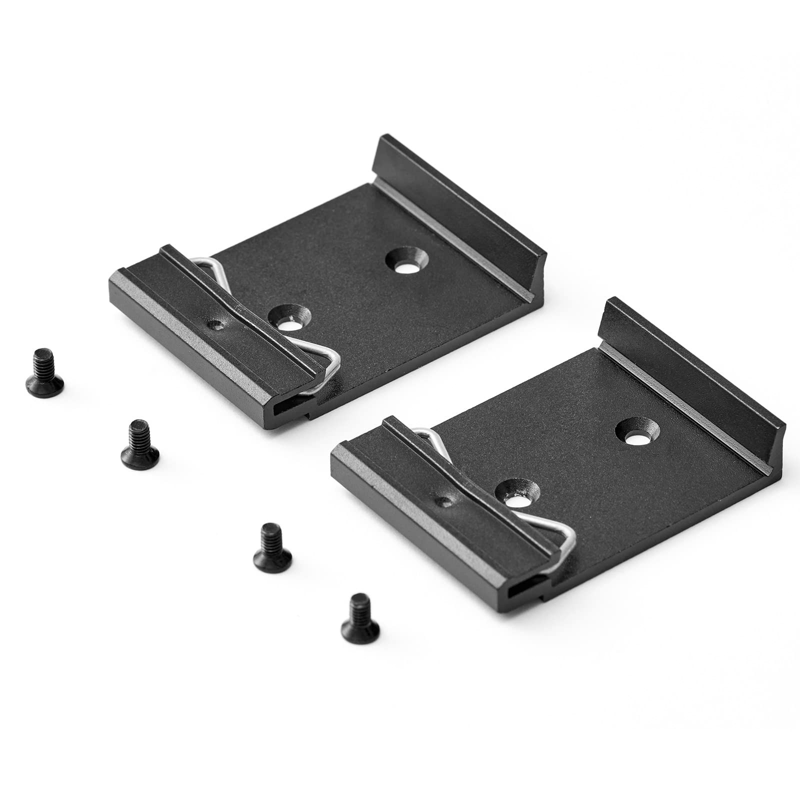 PhyinLan Din Rail Mount Clip 42mm Width Universal Din-Rail Mounting Black