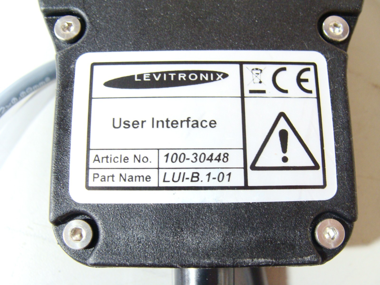 Levitronix Remote User Interface 100-30448 User Panel LUI-B.1-01 EasyConnect