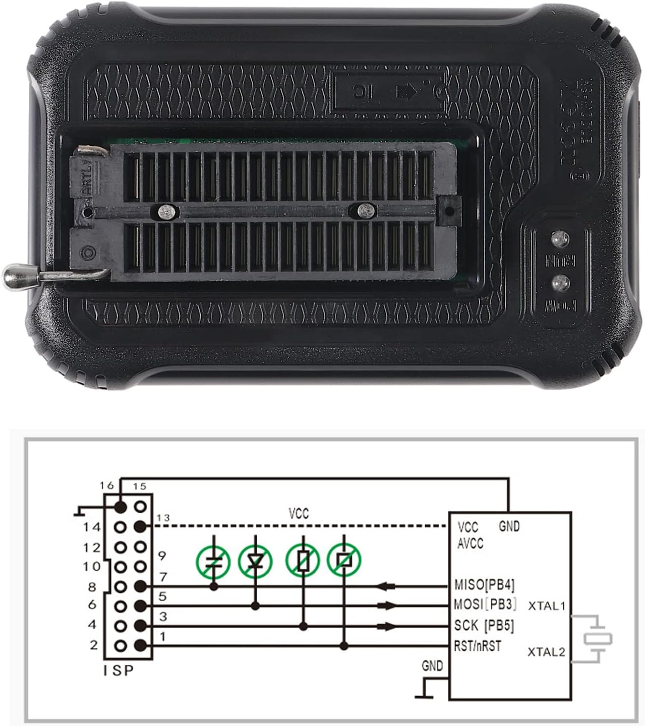 T48 TL866-3G Programmer Support 31000+ ICS for Eprom/Mcu/Spi/Nor/Nand Flash/Emmc