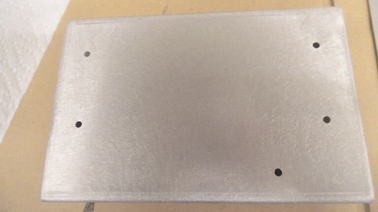 Aluminum electrical enclosure, vented, 8-1/2″ x 5-1/2″ x 2-1/2″, nos