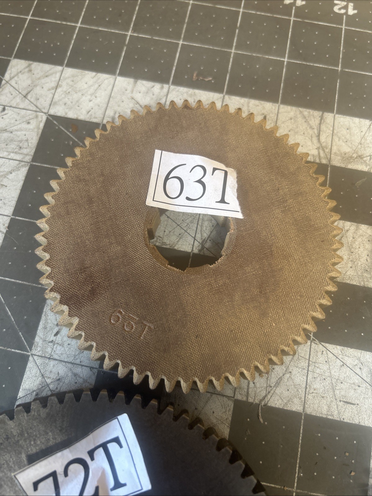 Lot 4 Spur Gears 44T 63T 72T 84T Steel + Synthetic Keyed Bore Change Gears