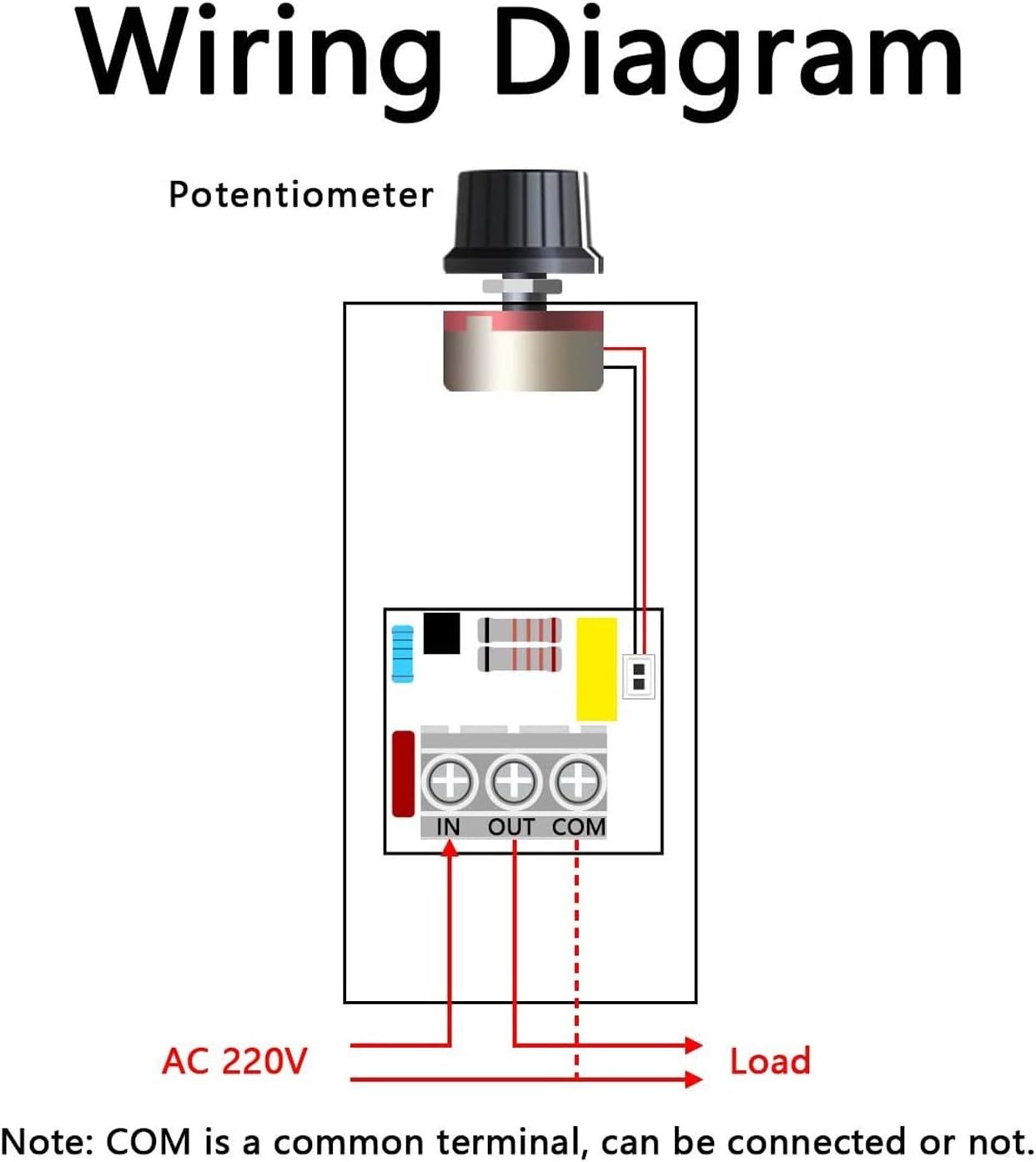 High Efficiency SCR Voltage Regulator for 110V-230V AC Systems – 10000W Capacity