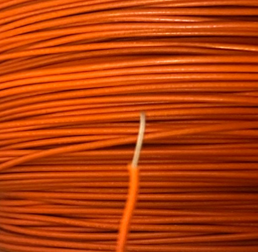 500’ Ft. 22 AWG Gauge Tinned Copper Wire, Orange, PVC, Hookup Cable USA