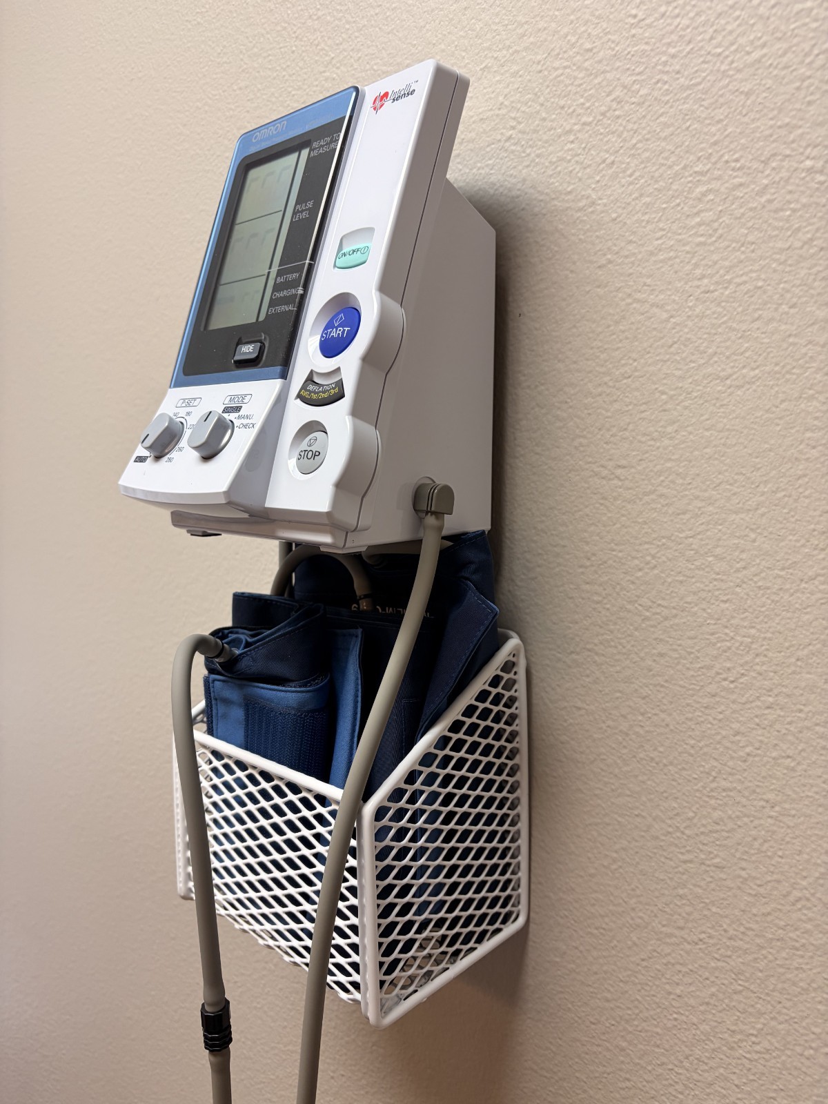 Wall Mount/Basket Kit (Omron-HEM-9) for Omron Blood Pressure Monitor