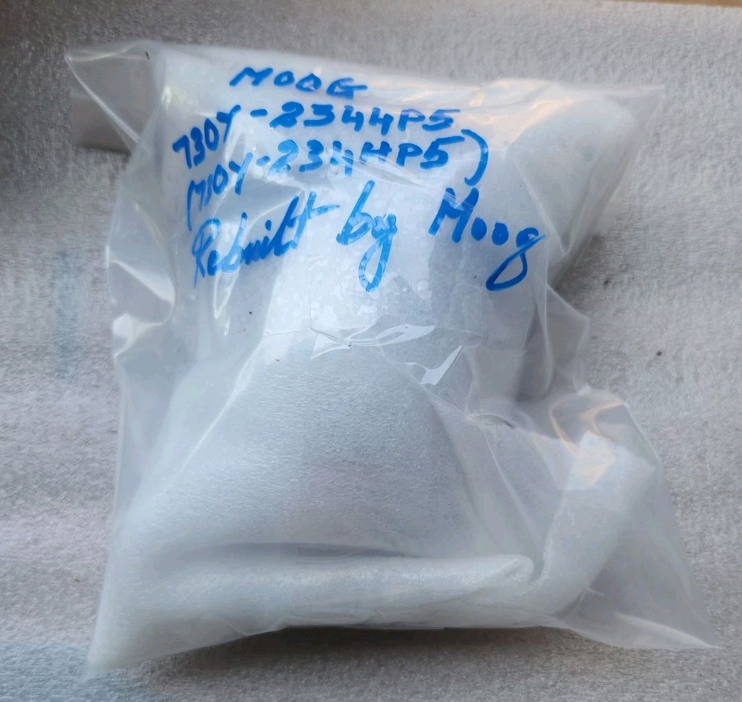 MOOG 730Y-2344P5 (730Y-234HP5) SERVO VALVE, REBUILT, 1 PC