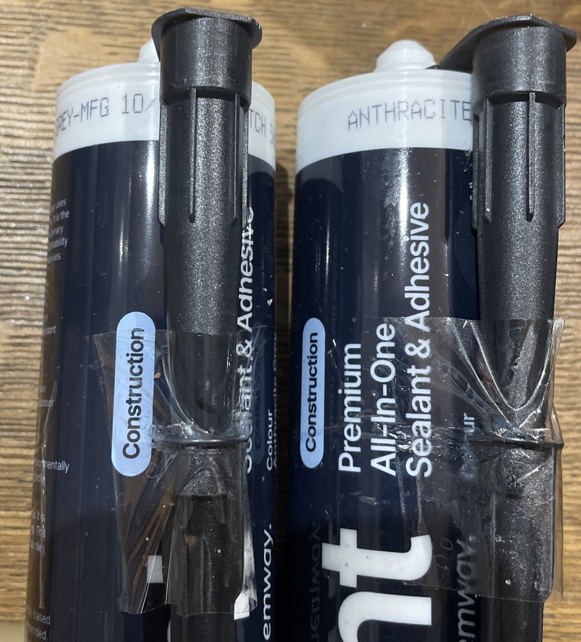 3 Pack Assortment Hemway Hybrid Polymer Construction Sealant Adhesive