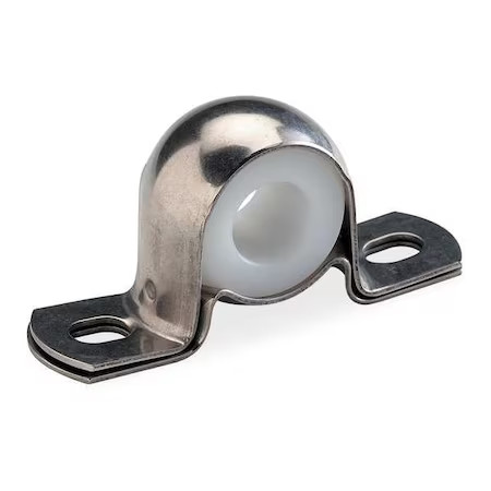 Dayton 1F632 Pillow Block Bearing, Stainless Steel, Sleeve Insert, 1 In Dia,