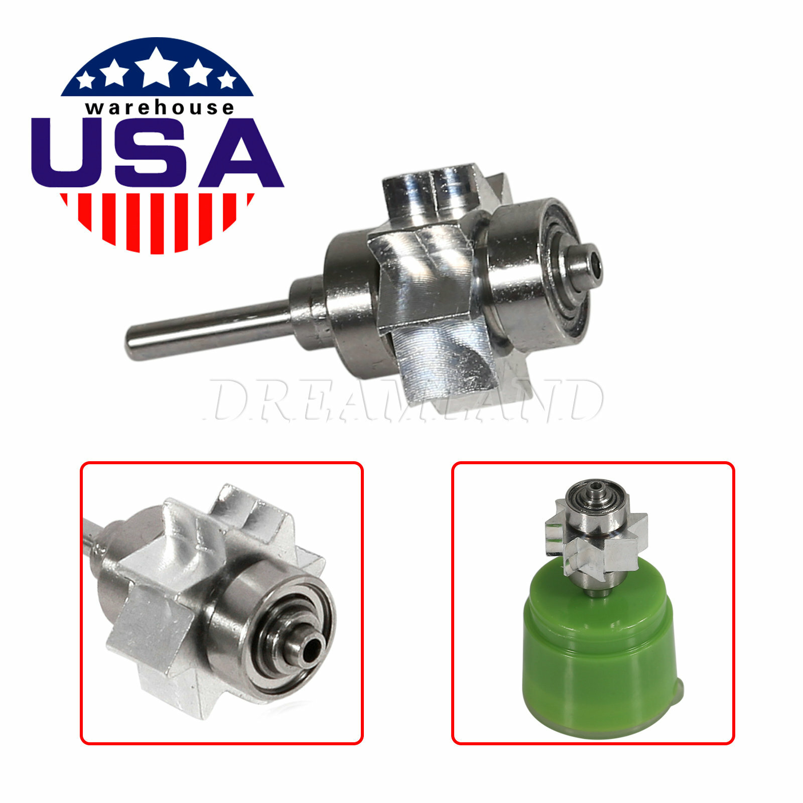 Dental Replaced Turbine Cartridge Rotor for LED High Speed Handpiece USA