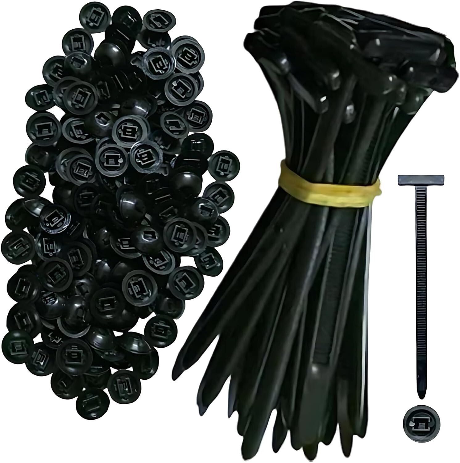 Universal Car Cable Tie Buckle Nylon Fastener Clip Fender Liner Trunk Fixing