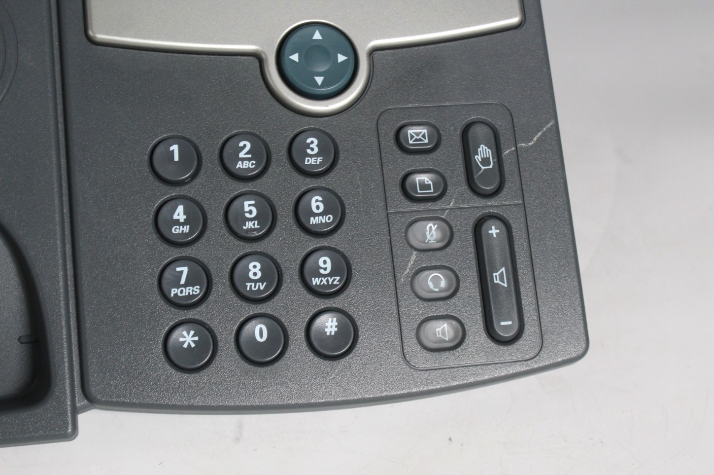 Lot of 5 Cisco SPA508G IP Office Phones w/ Handsets & Stands