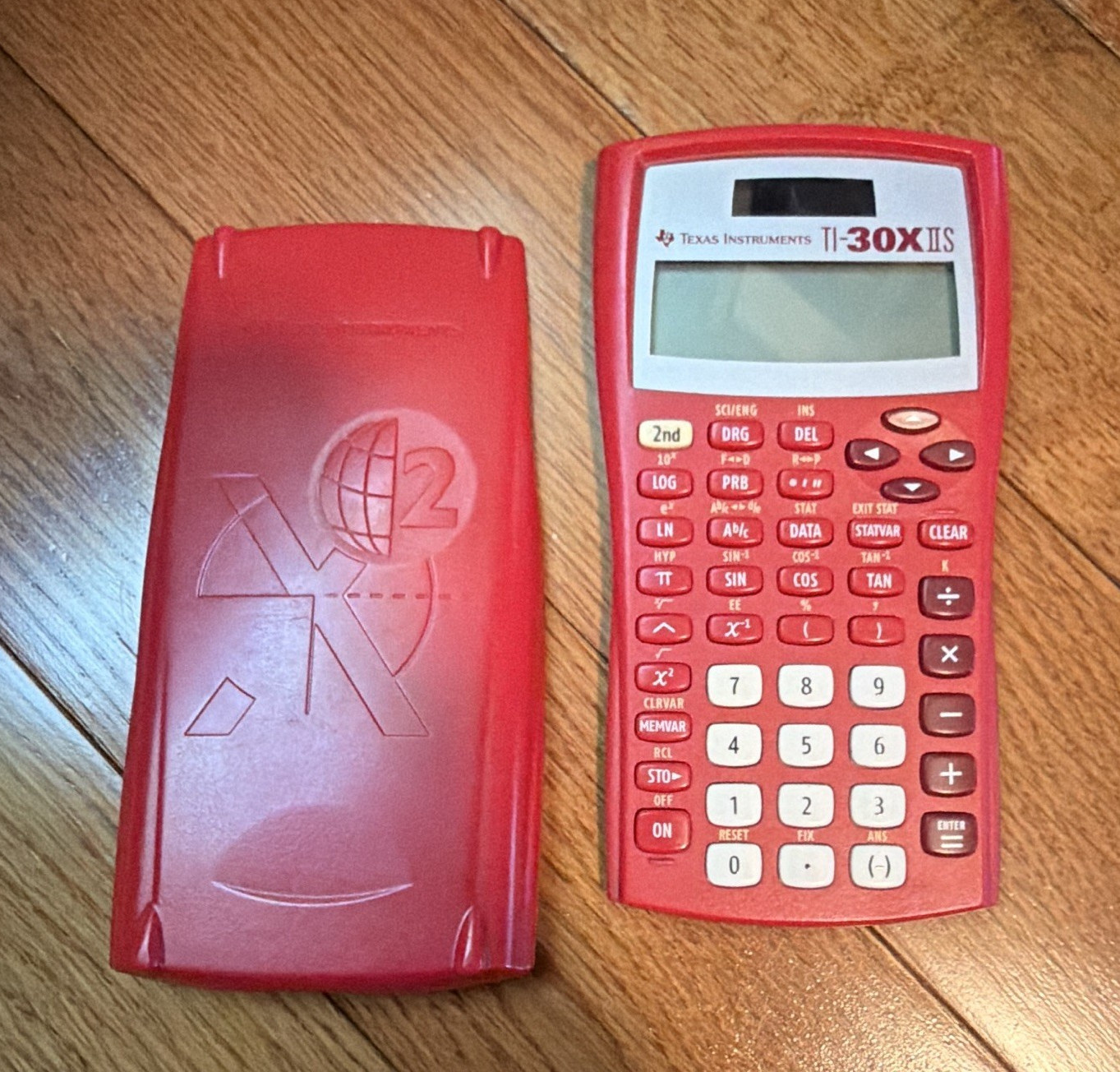 Texas Instruments TI-30X IIS Scientific Calculator LCD Solar/Battery Slide Cover