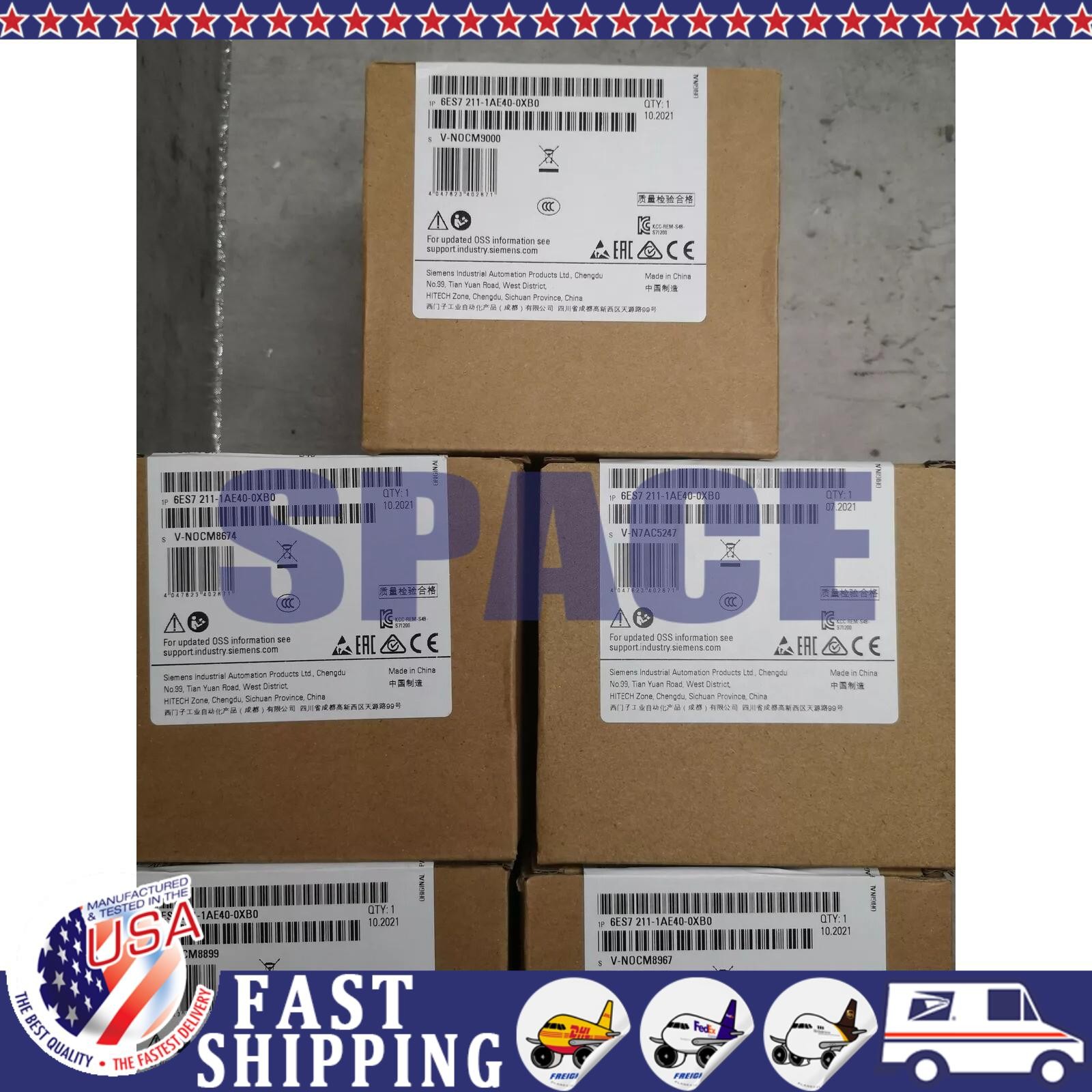 New Siemens SIMATIC S7-1200 CPU 1211C 6ES7211-1AE40-0XB0 6ES72111AE400XB0