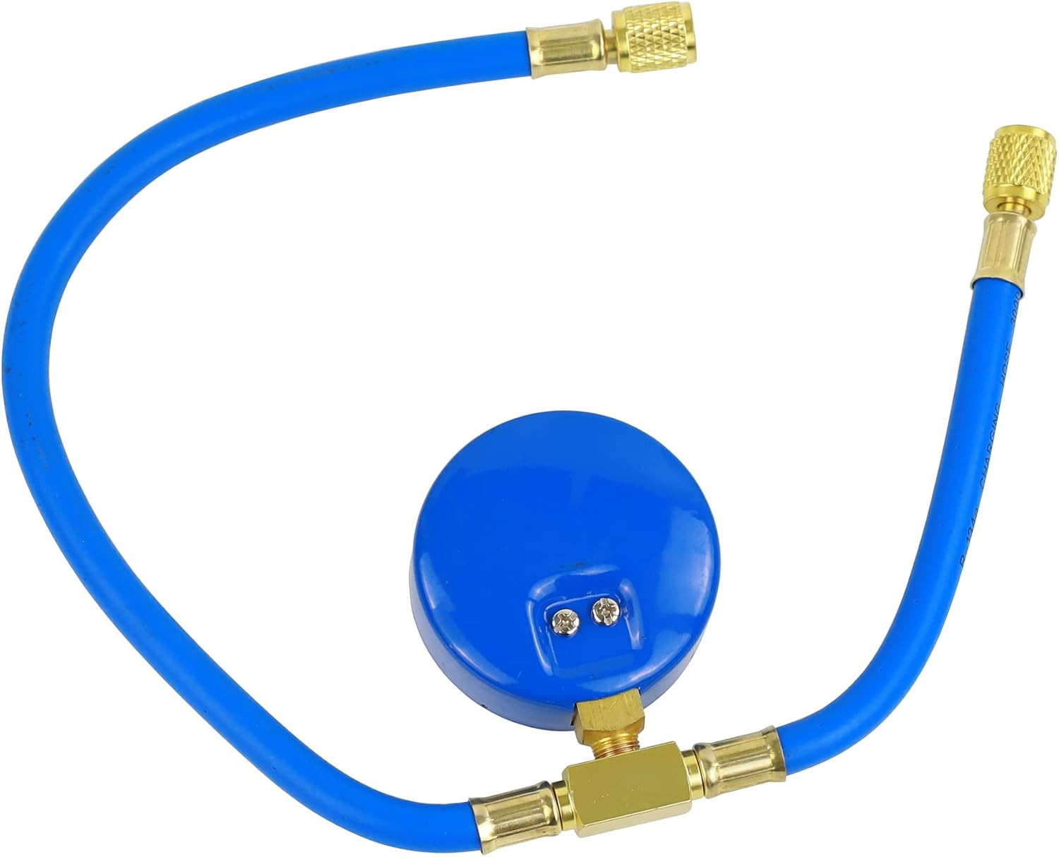 R290 and R600A Charging Hose and Gauge Set with 1/2″ Acme Can Tap