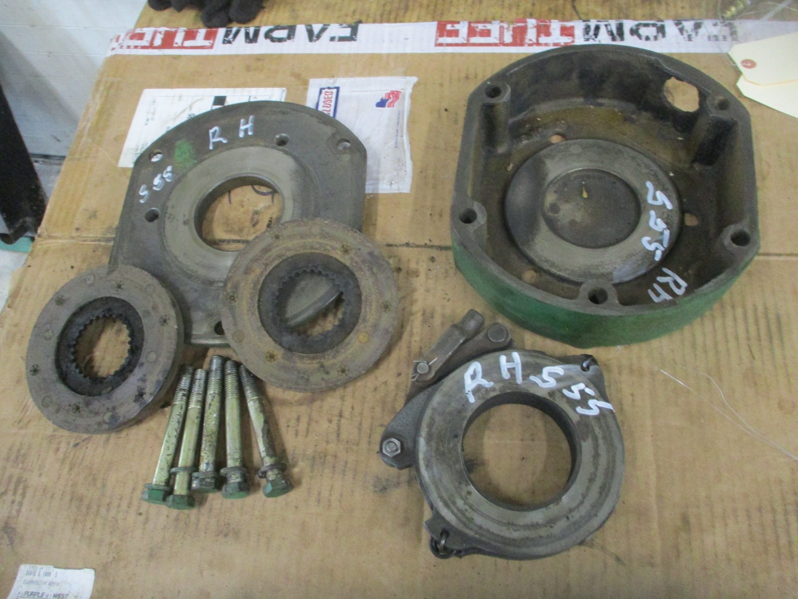 Oliver Super 55 Gas Tractor Right Hand Brake Assembly, Worked Fine 1E1104A
