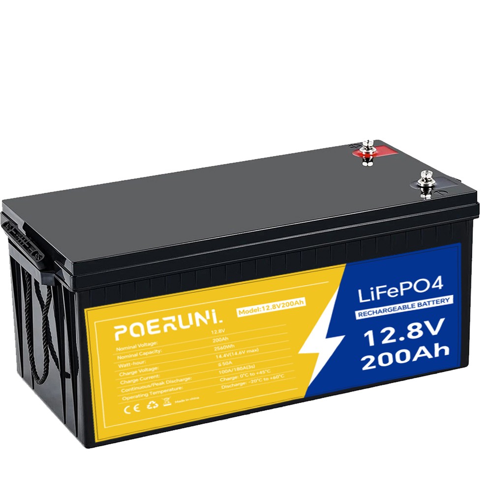 12V 300Ah LiFePO4 Lithium Battery 3840Wh Built-in BMS Solar RV Marine Off-grid
