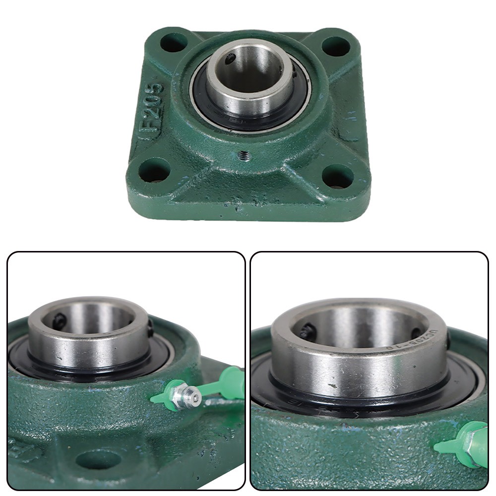 4 PCS UCF205-16 Solid Base Pillow Block Flange Bearing 1″ Bore 4 Bolt