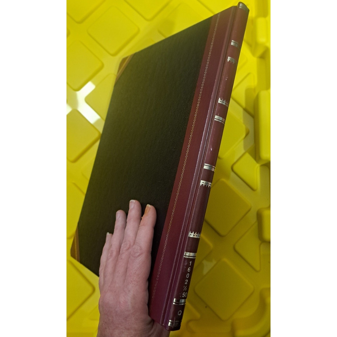2 Boorum & Pease 150 Page QUADRILLE Ruled Record Book Ledgers Open Box Unused