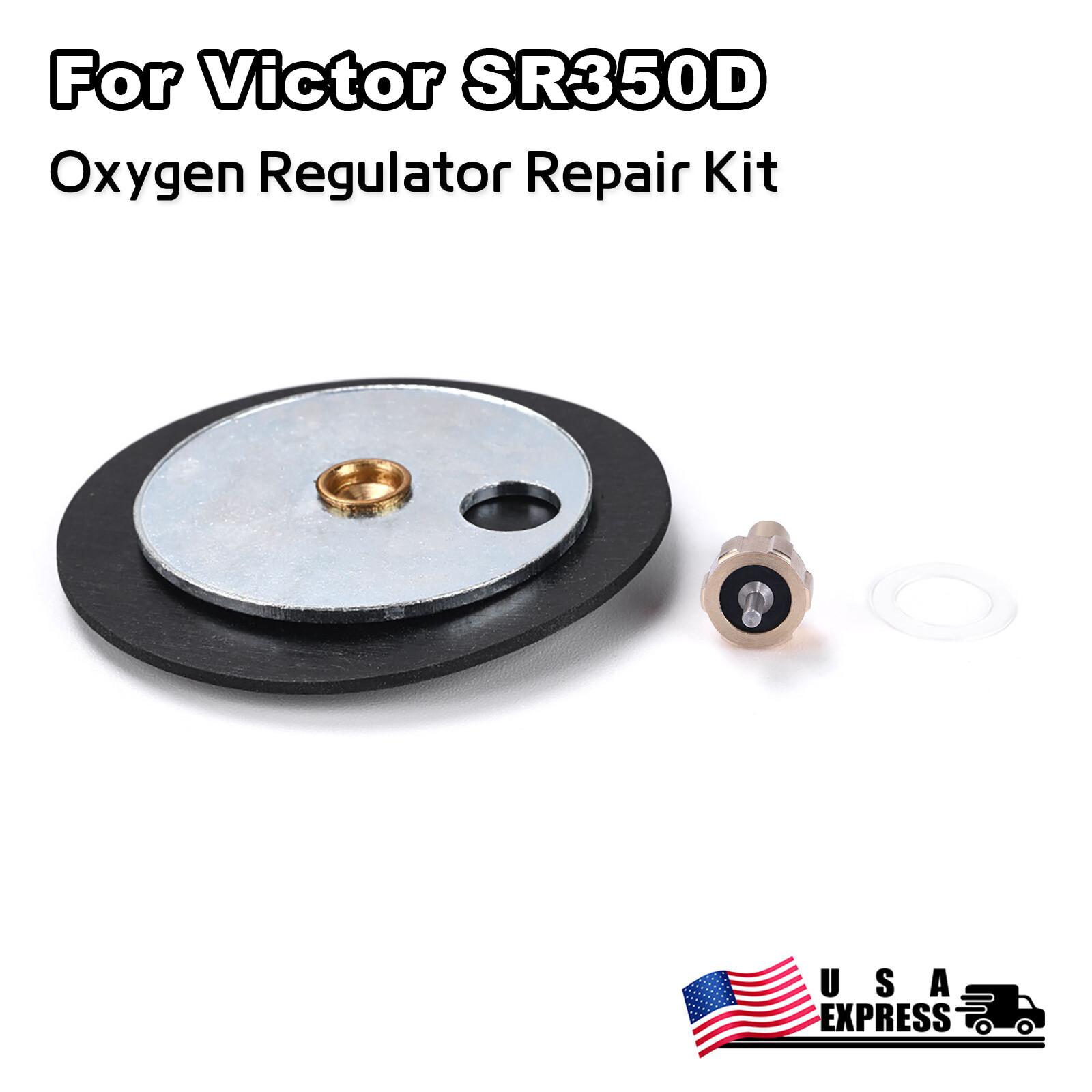 For Victor SR350D Series Oxygen Regulator Rebuild/Repair Parts Kit