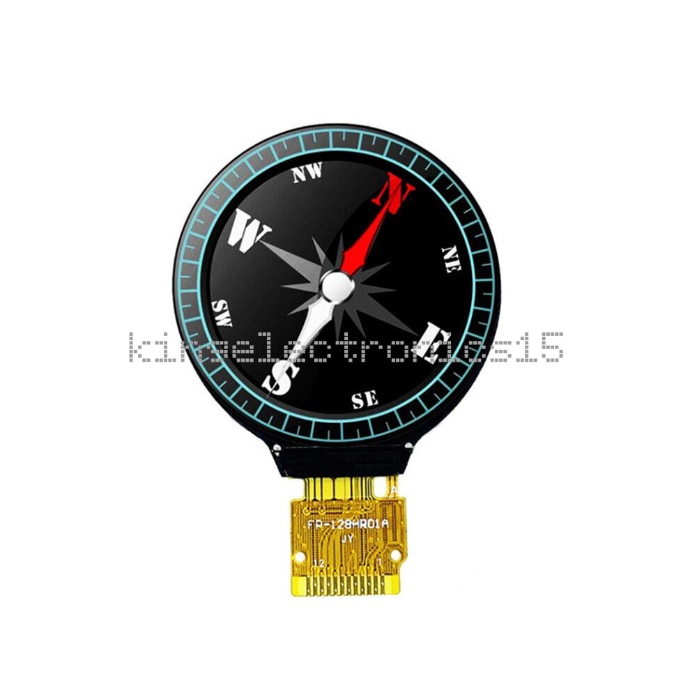 DC 3.3V 1.28 inch TFT IPS LCD Display Module Round RGB HD 240×240 SPI NEW
