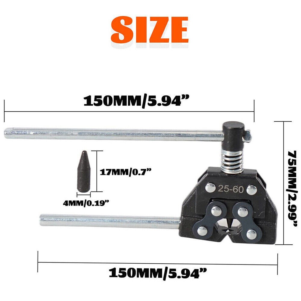 Roller Chain Tools Kit 25-60 Chain Detacher Breaker Cutter Tool For Bike / ATV