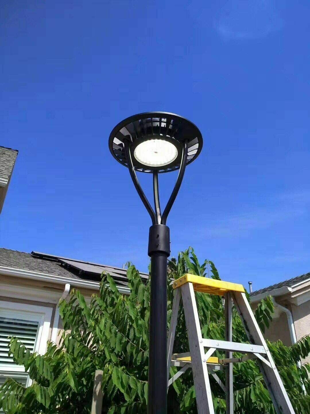 LED Post Top Pole Lights 150W Outdoor Pathway Area Light Garden Yard Lamp IP65