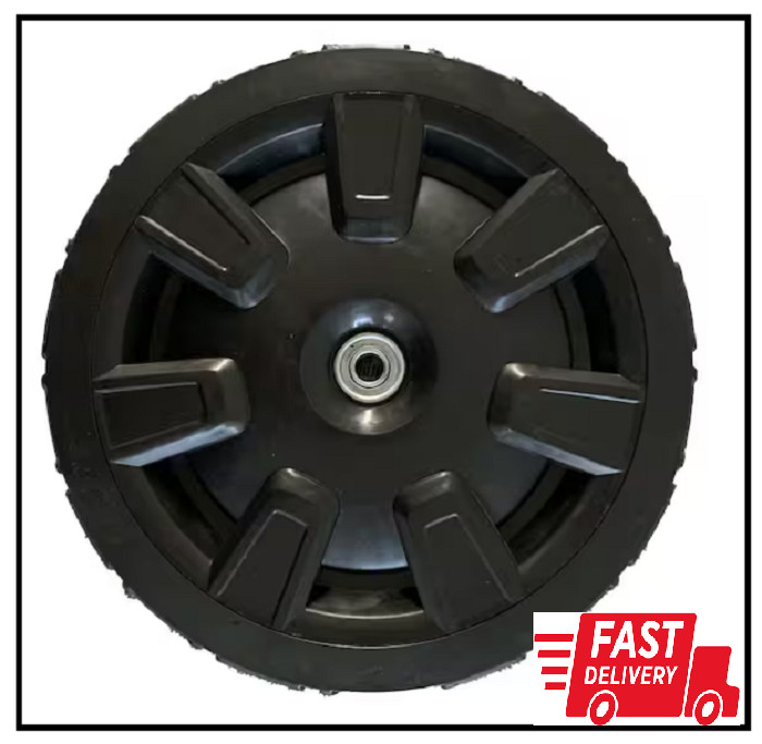 YARDMAX Replacement Free/Non-Drive Rear Wheel 11 in X 1.6 in for Lawn Mowers