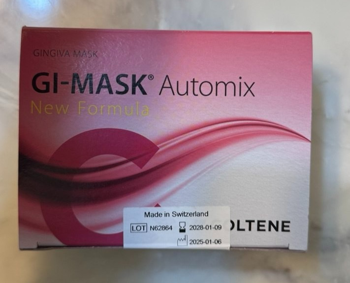 Coltene GI-Mask Automix – New Formula – Refill Pack – 2 x 50 ml Gingiva Mask