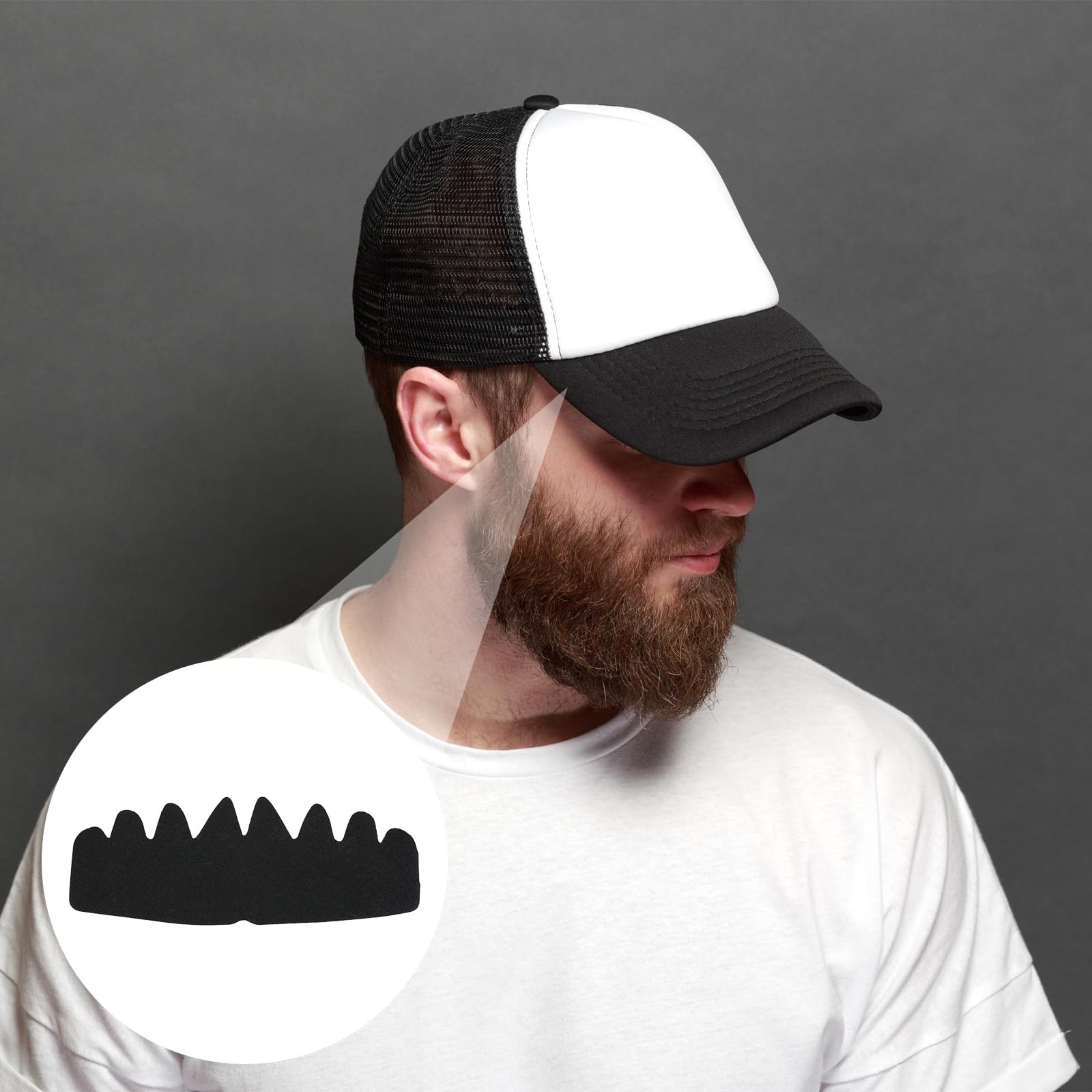 6 Pcs Hat Sweat Liner Hat Sweat Protector No Sweat Hat Liner Baseball Caps Inser