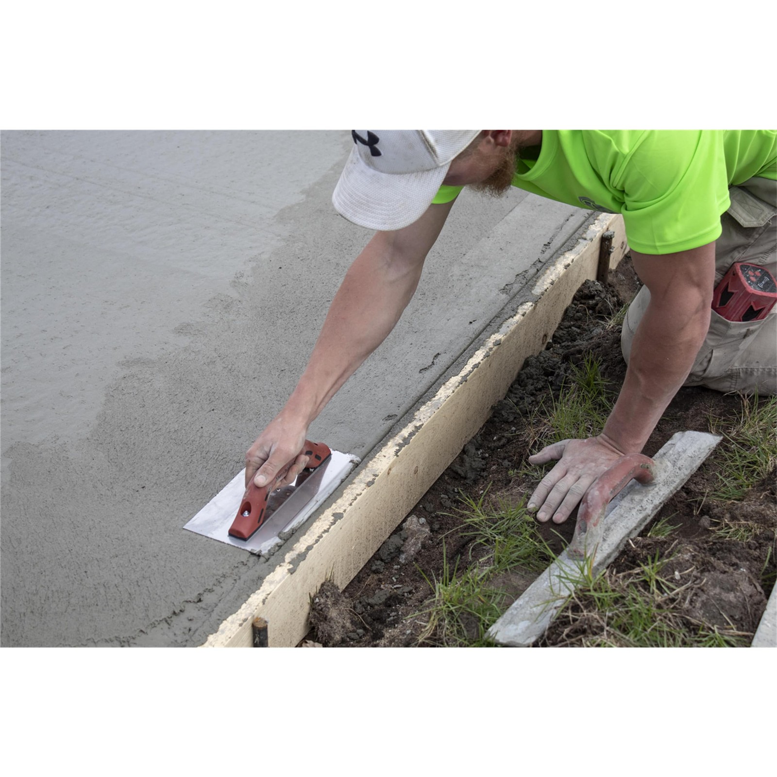 Big I Concrete Edger, 10×6 Inch Stainless Steel , Made In The USA, 132SSD
