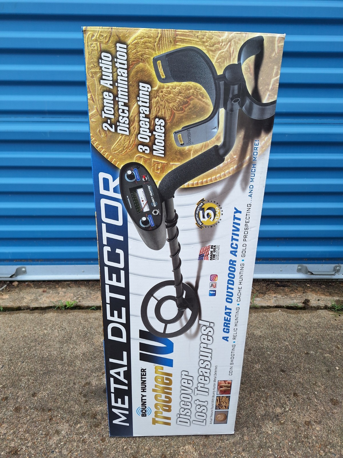 Bounty Hunter TK4 Tracker IV Metal Detector – All-Terrain Gold, Silver, Coin