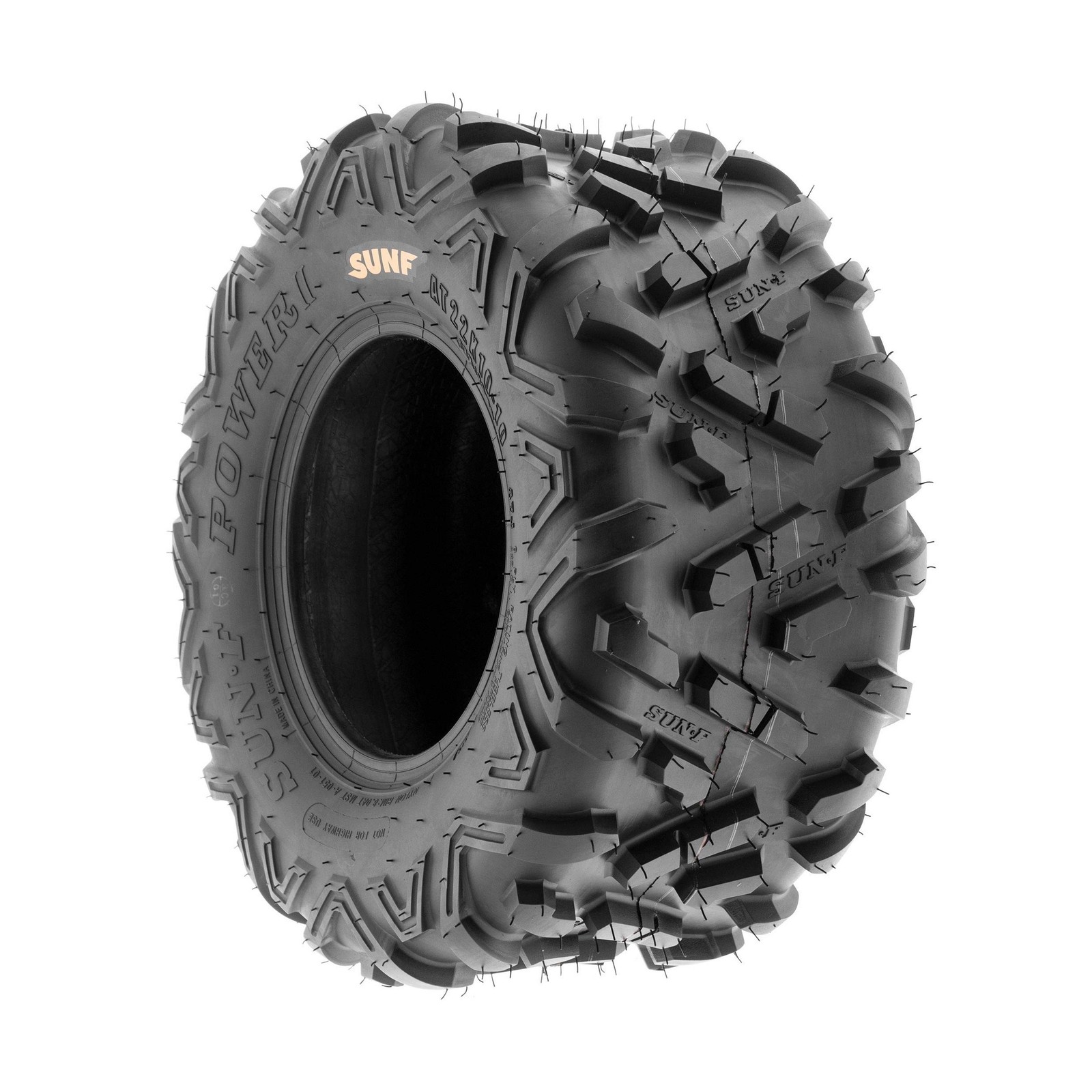 Set of 2 SunF Power.II 18×9.5-8 Lawn Tractor Tires, 6 Ply, Tubeless A051