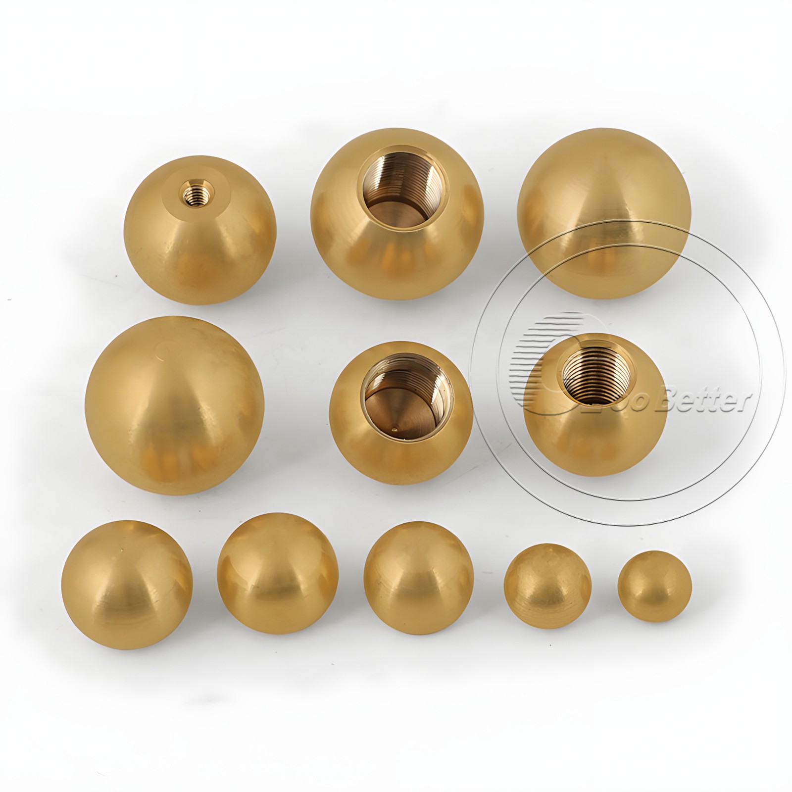 Brass Thread Ball Nut With Copper Thread Balls M3 M4 M6 M10 M12 Diameter 6-25mm