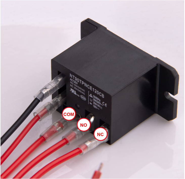 Miniature Power Relay 30A, AC120V Coil, SPDT(1NO 1NC) Mini 120 Volt AC 120V