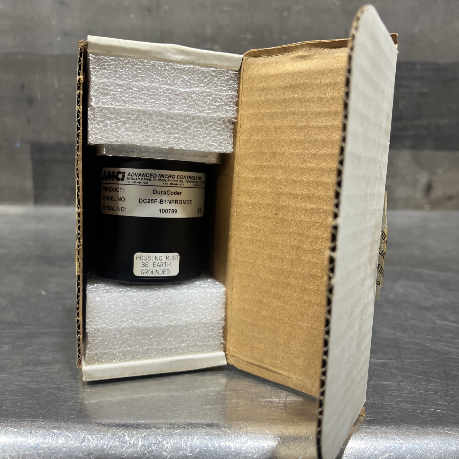 AMCI DC25F-B1NPRGMDE DURA CODER,ADVANCED MICRO CONTROLS DURACODER ENCODER,BL Nos