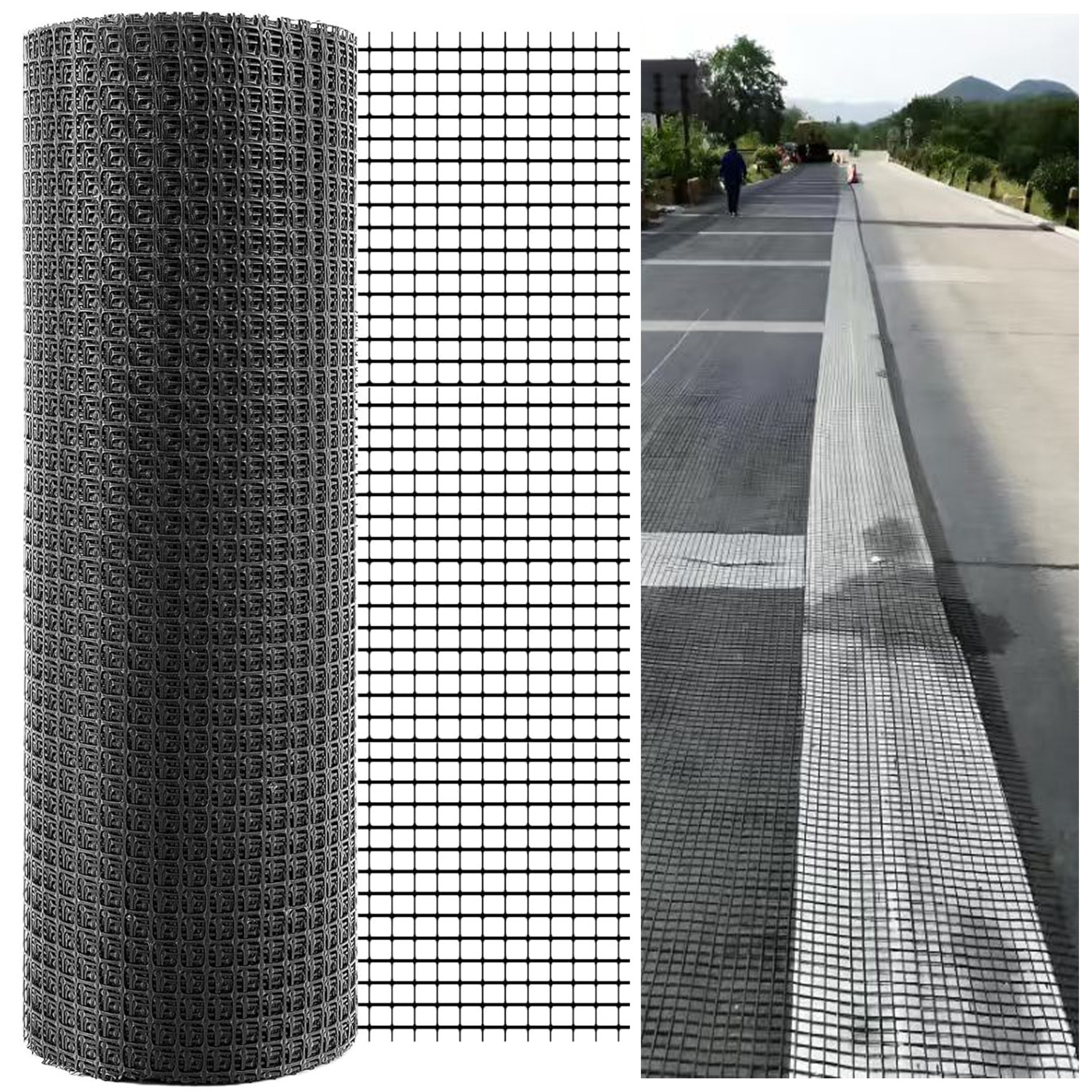 Geogrid for Retaining Wall, Bi-Directional Universal Stabilization Grid Fence US