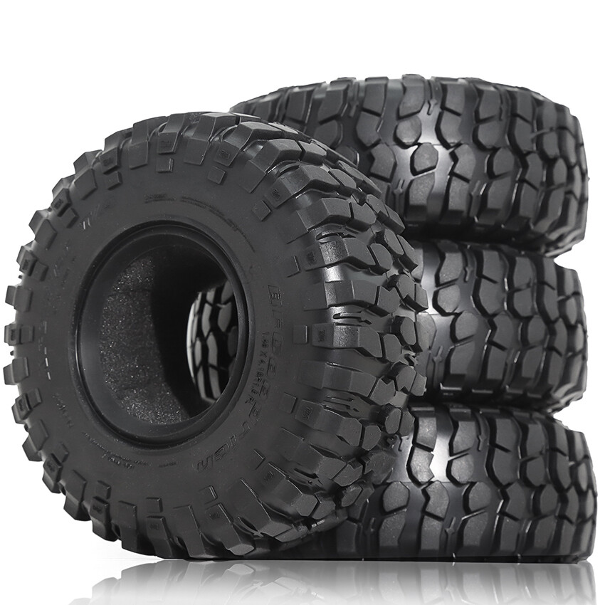 1.9” Universal Crawler Tire 106MM Rock TerrainTire for 1/10 Model Cars
