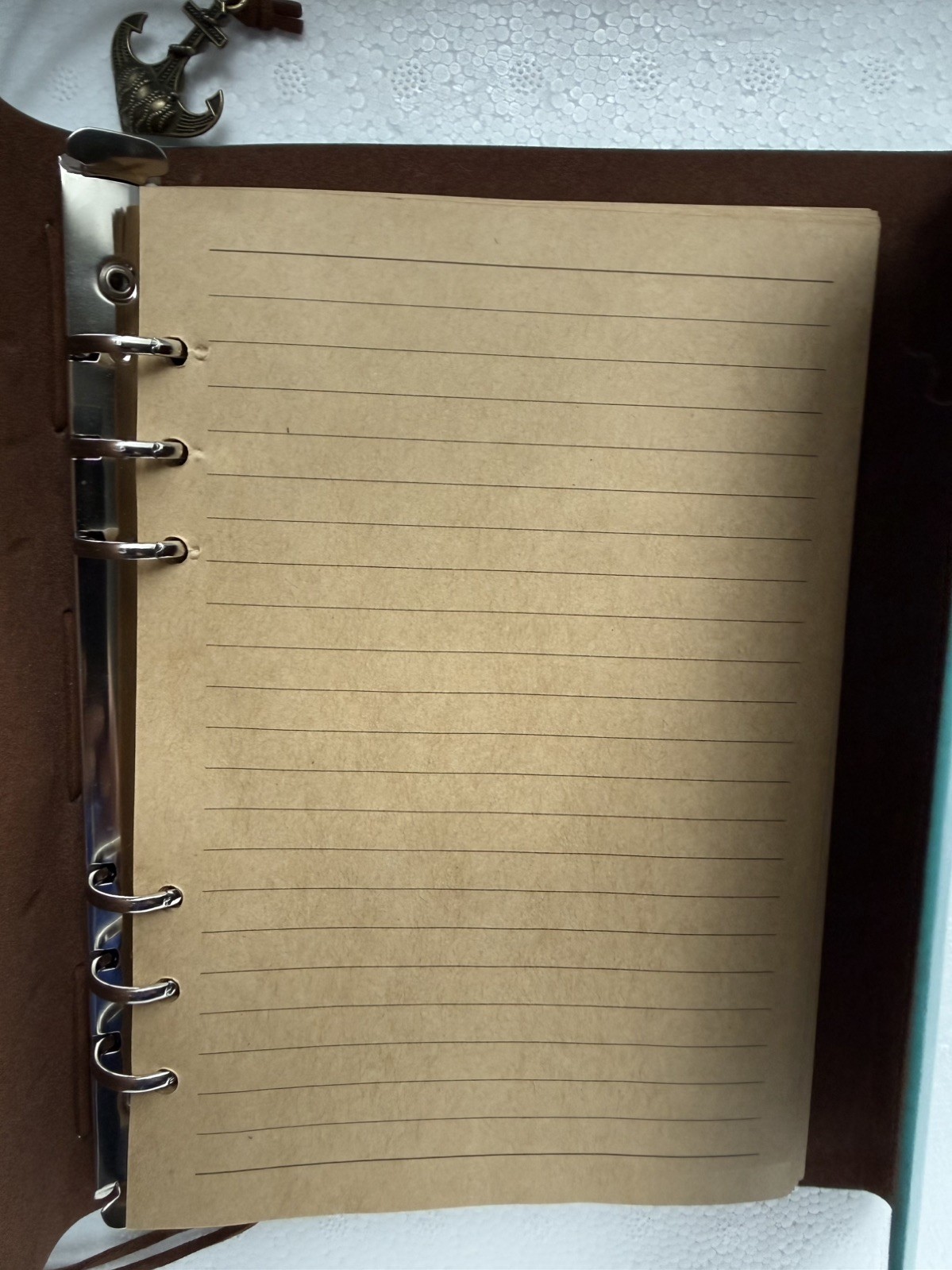 Leather Writing Journal Notebook, MALEDEN Classic Spiral Bound Notebook