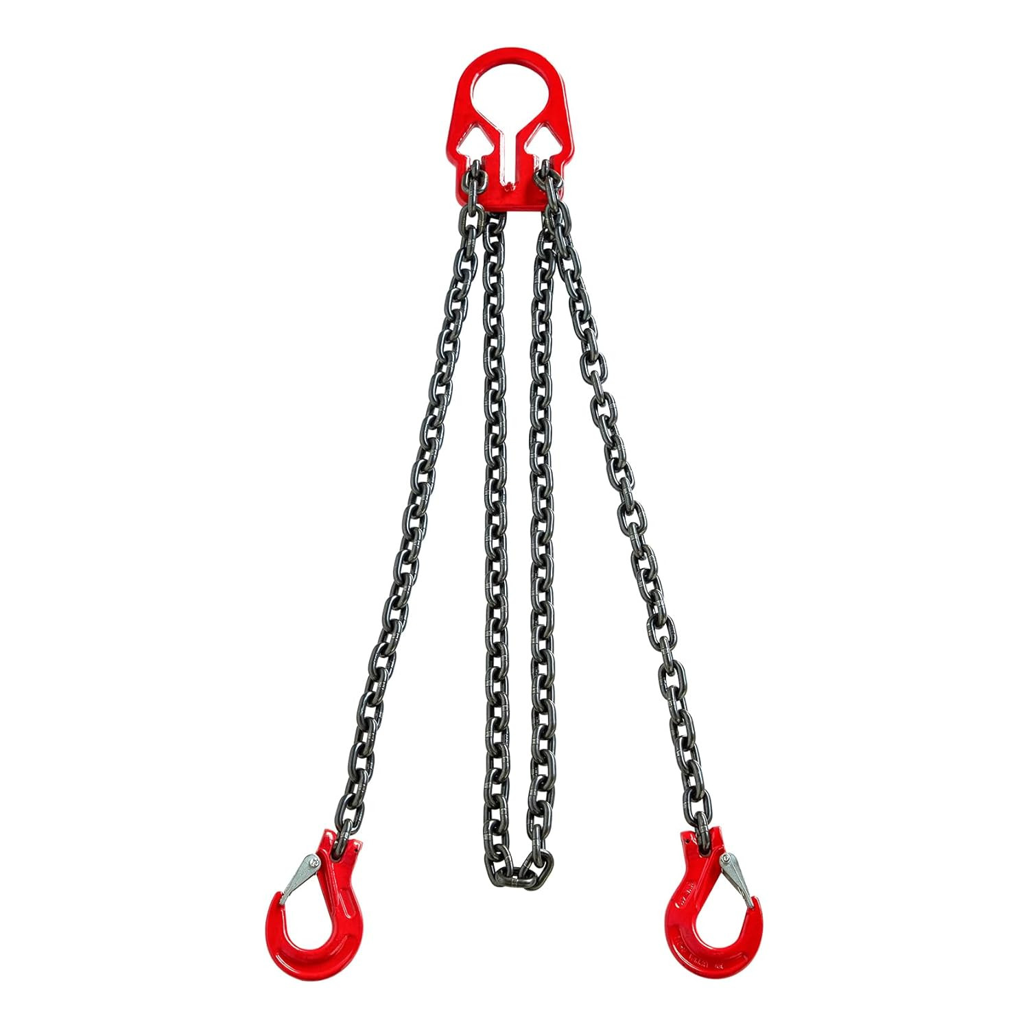 5/16 Inch X 10 Ft 7000Lbs 3.18 Tons G80 Chain Sling with Adjuster Hooks,Adjustab