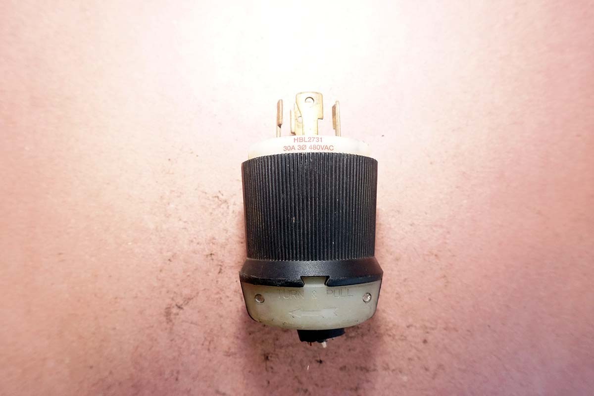 Hubbell HBL2731 30 Amp 480 VAC Plug