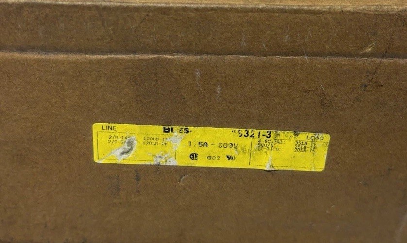 Bussmann 16321-3 600V 175A Fuse Power Wire Block Distribution