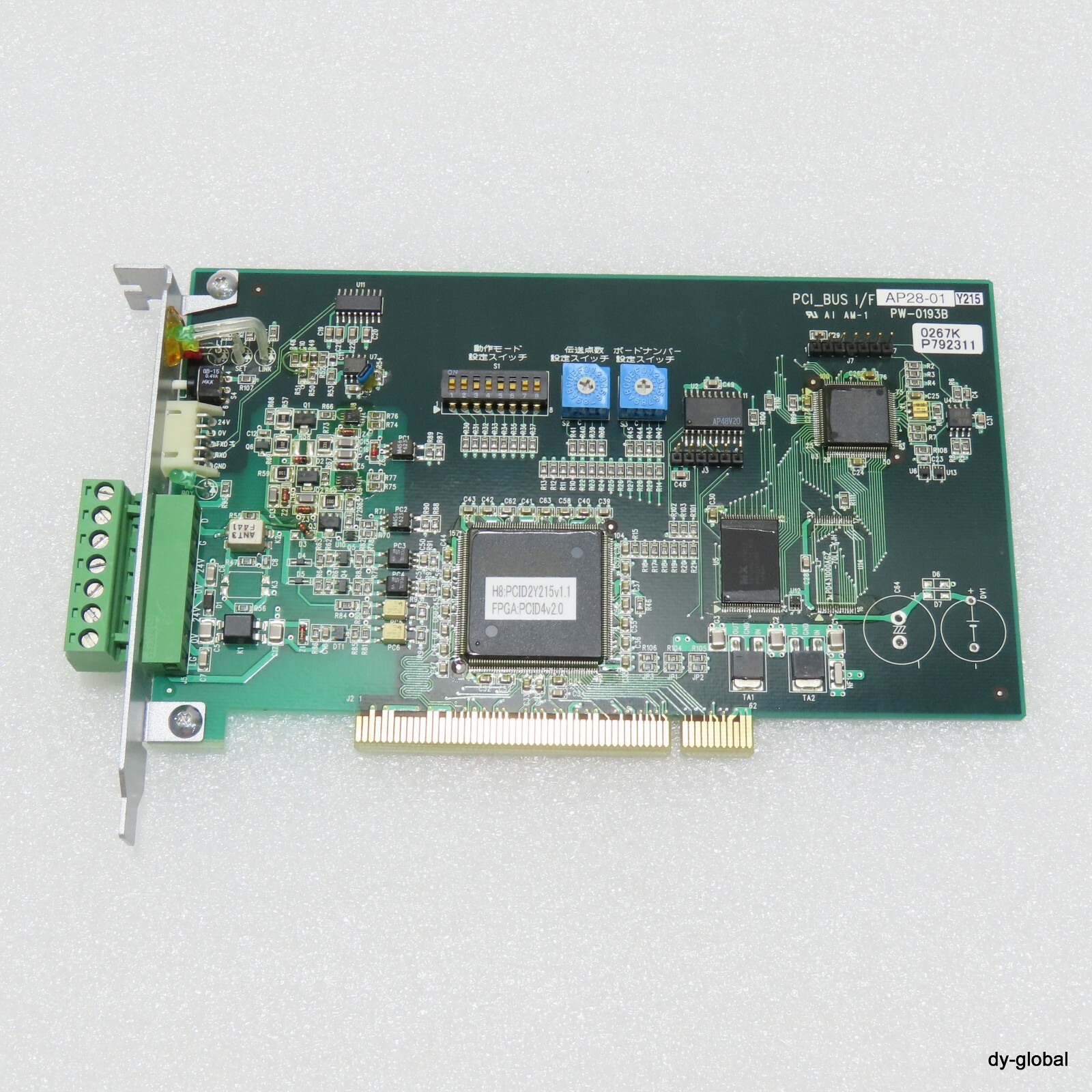 ANYWIRE Used PCI_BUS I/F AP28-01 0267K,PW-0193B PCB-I-E-1800=ZA03