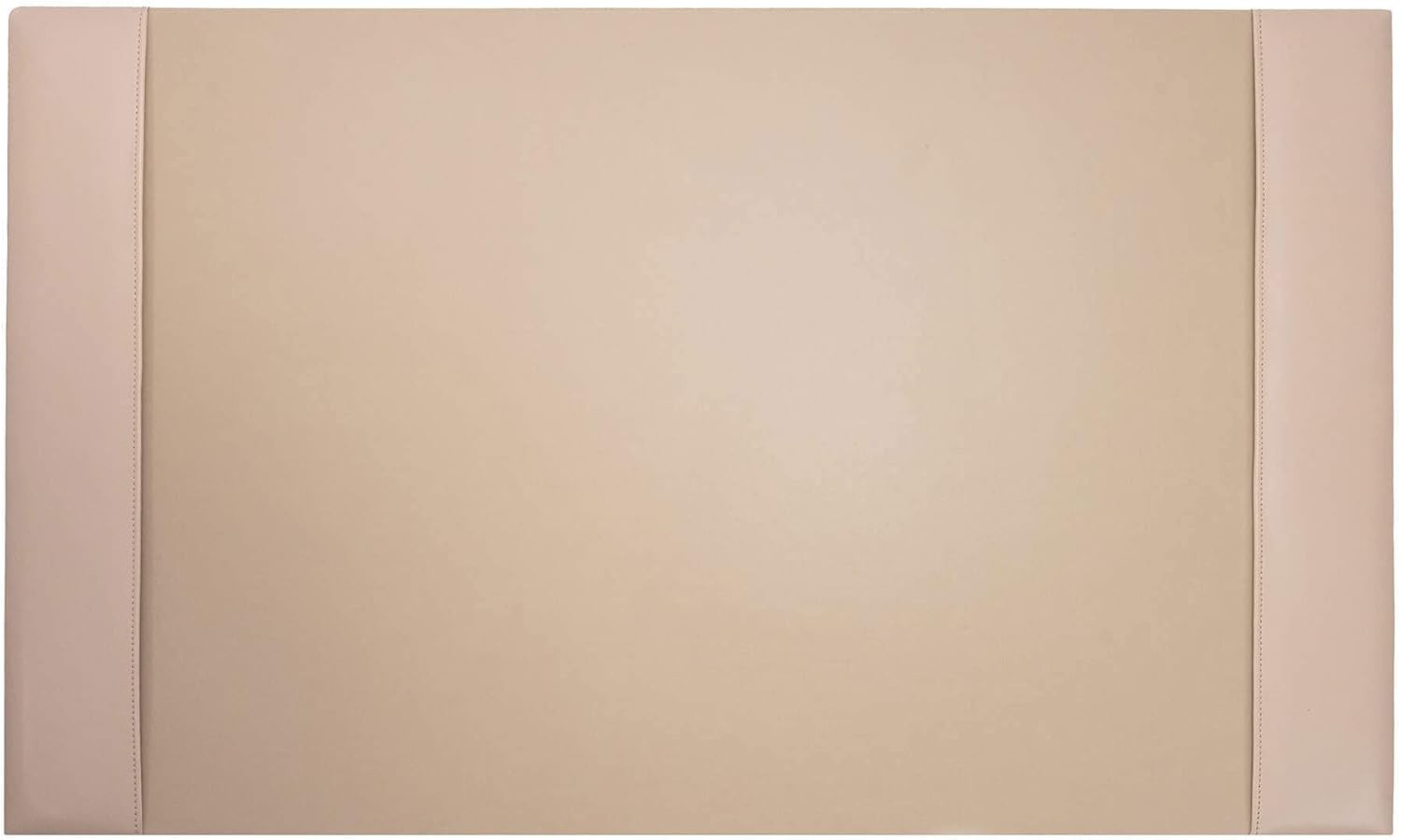 Bonded Leather Desk Pad W/ Side Rails Luxury Leather Desk Blotter Writing Padded